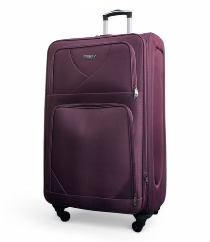 Nagoya X-Large Soft Shell Suitcase in Purple
