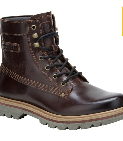Caterpillar Colorado Grader Waterproof Brown Leather Boots