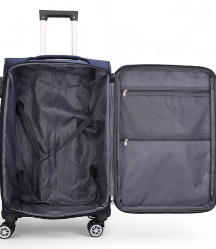 Delta Large Hard Shell Suitcase in Navy