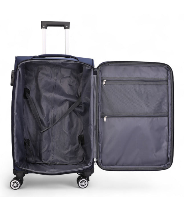 Delta Large Hard Shell Suitcase in Navy