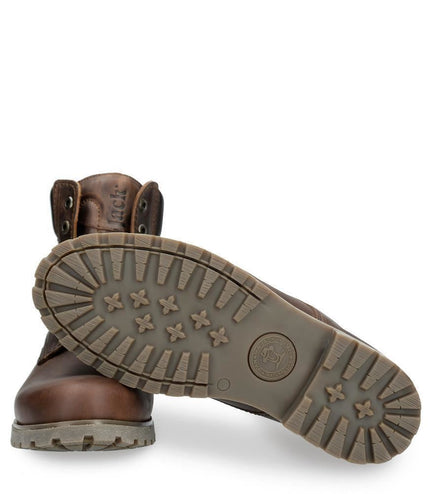 Panama Jack 03 C8 Mens Brown Waterproof Leather Laces Hiking Ankle Boots
