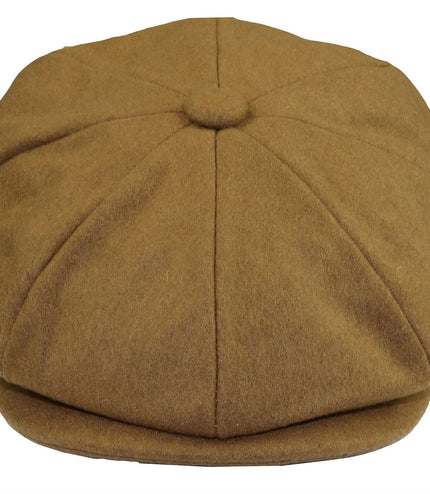 Mens Peaky Blinders Newsboy Wool 8 Panel Gatsby Flat Baker Hat
