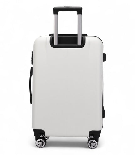Calgary Large Hard Shell Suitcase in Cream White
