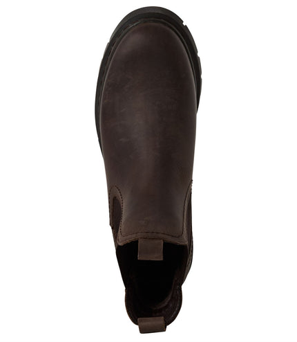 Tamaris Womens Brown Leather Classic Chelsea Ankle Boots