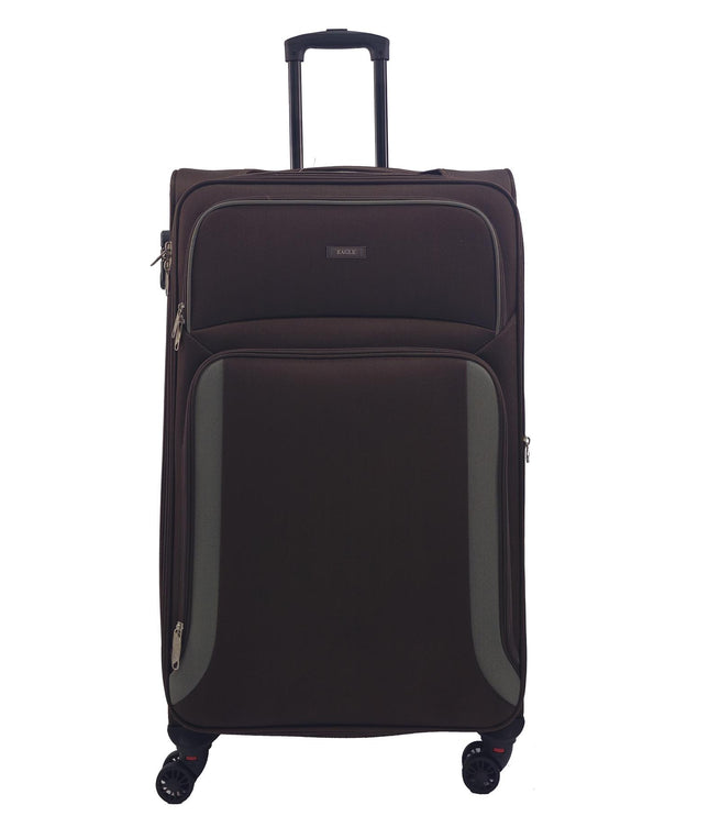 Arundel Large Soft Shell Suitcase in Brown