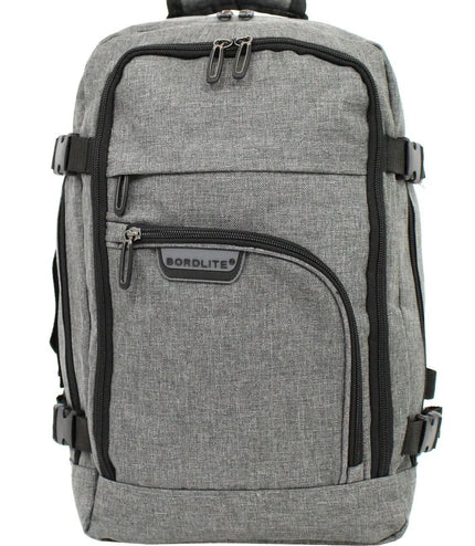 Rucksack Backpack 40x20 x25 cm Underseat Travel Cabin Bag for Easy Jet, Ryanair grey