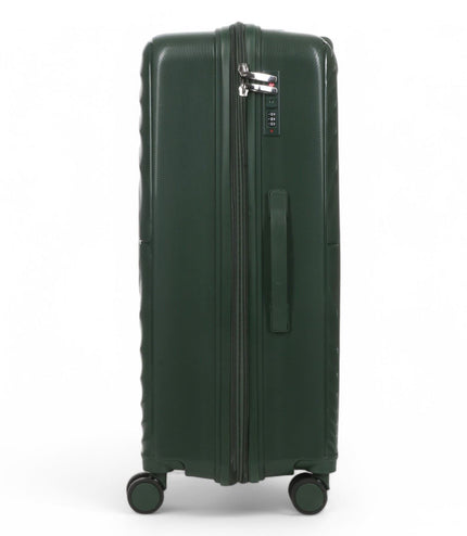 Balranald Large Hard Shell Suitcase in Dark Green