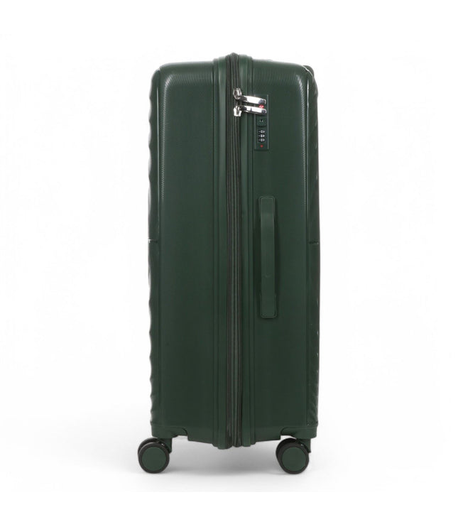 Balranald Large Hard Shell Suitcase in Dark Green