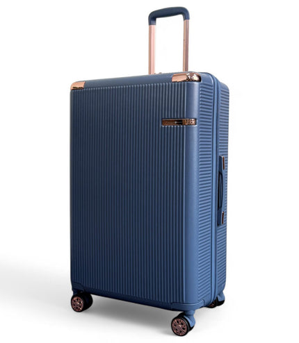 Cowra Large Hard Shell Suitcase in Navy Blue