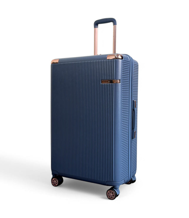 Cowra Large Hard Shell Suitcase in Navy Blue