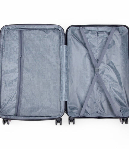 Cooma Large Hard Shell Suitcase London in Black Flower