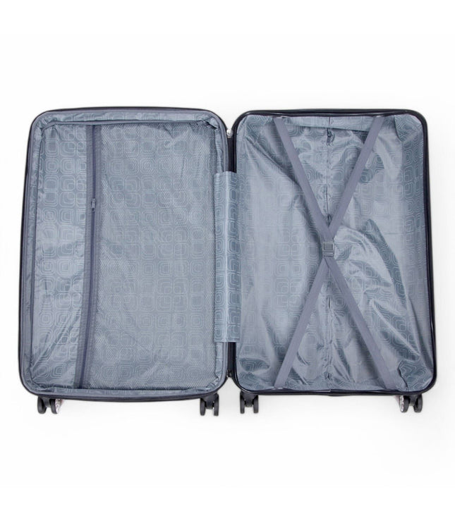Cooma Large Hard Shell Suitcase London in Black Flower