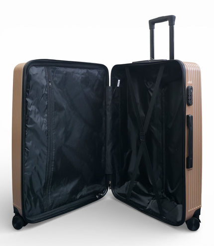 Junee Large Hard Shell Suitcase in Gold