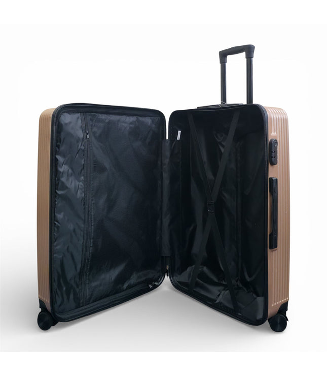 Junee Large Hard Shell Suitcase in Gold