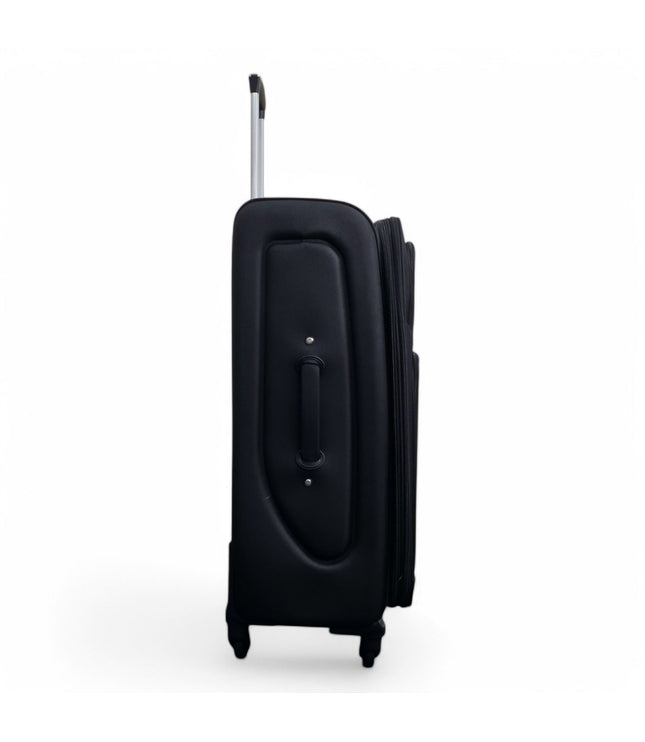 Nagoya Large Soft Shell Suitcase in Black