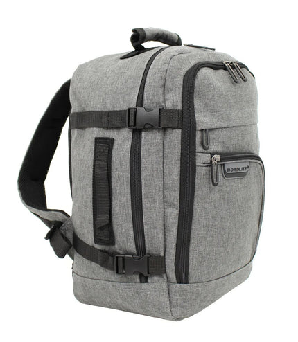 Rucksack Backpack 40x20 x25 cm Underseat Travel Cabin Bag for Easy Jet, Ryanair grey