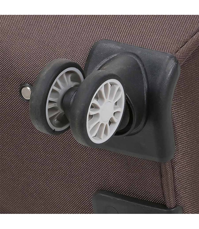 Carrollton Cabin Soft Shell Suitcase in Brown