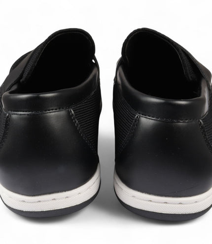 Men's Black Breathable Loafers Lightweight Slip-On