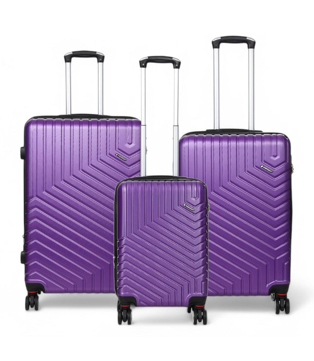 Bega Set of 3 Hard Shell Suitcase in Purple
