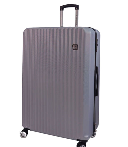 Alsager Extra Large Hard Shell Suitcase in Silver