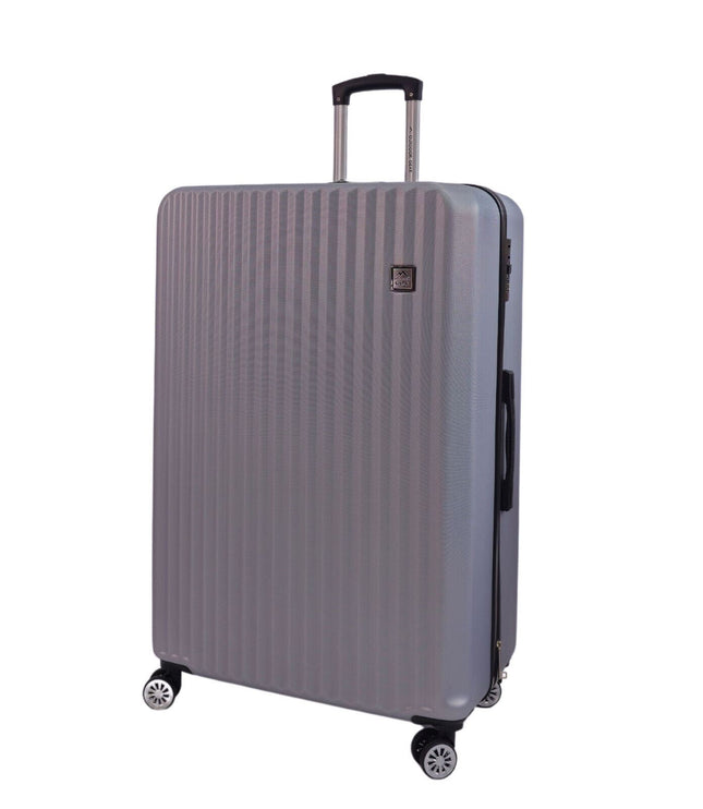 Alsager Extra Large Hard Shell Suitcase in Silver