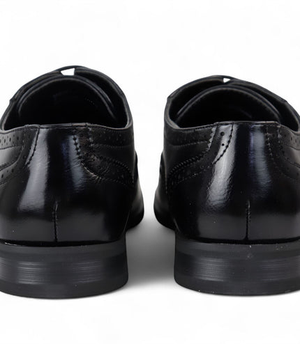 Men's Black Classic Brogue Derby Oxford Shoes