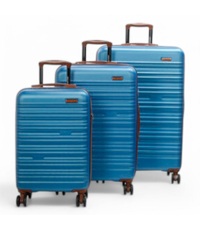 Armidale Set of 3 Hard Shell Suitcase in Blue