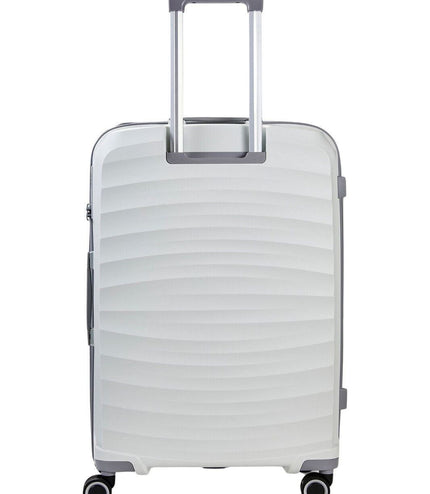 Alton Medium Hard Shell Suitcase in White