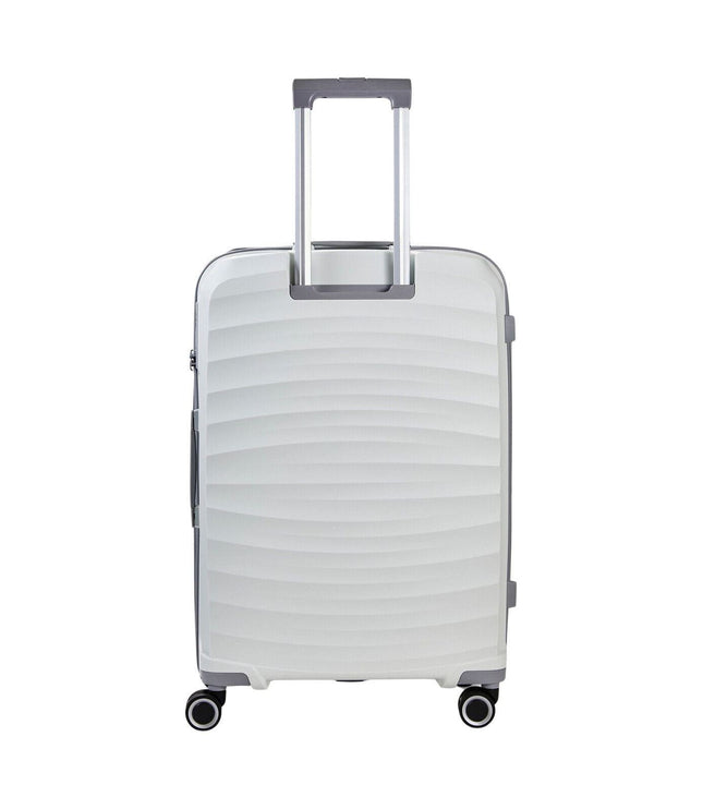 Alton Medium Hard Shell Suitcase in White