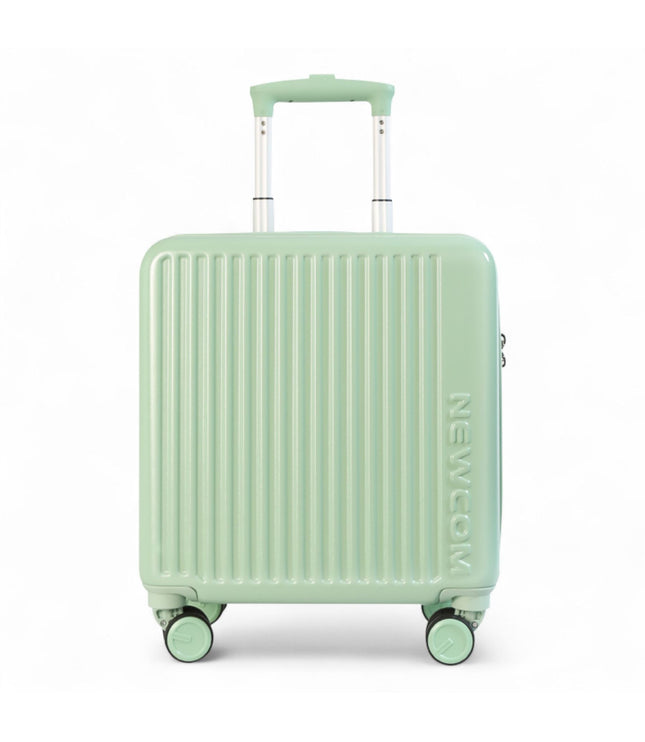 Hard Shell Cabin 44 x 22 x 38 cm Green TSA Secure Luggage Suitcase Suitable for Easyjet, Ryanair