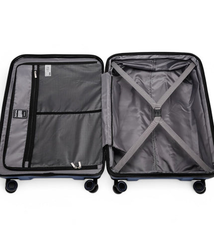 Abiko Set of 3 Hard Shell Suitcase in Black