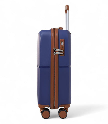Corowa Large Hard Shell Suitcase in Teal Blue
