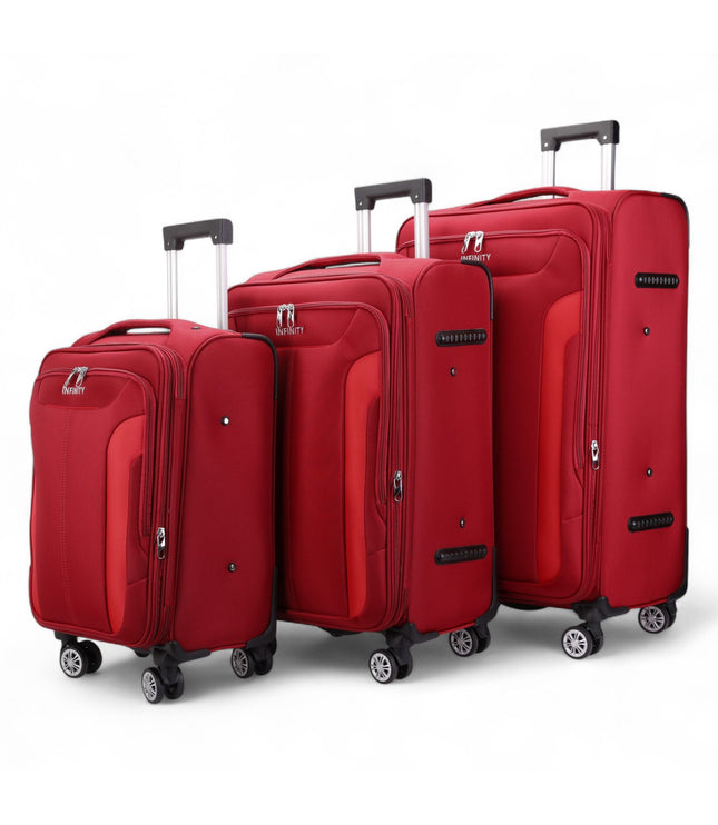 Delta Set of 3 Hard Shell Suitcase in Navy