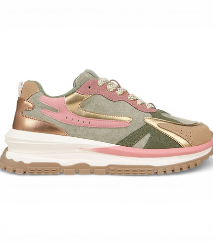 Blowfish Malibu Womens Green Pink Retro Sneaker Trainers - Leo