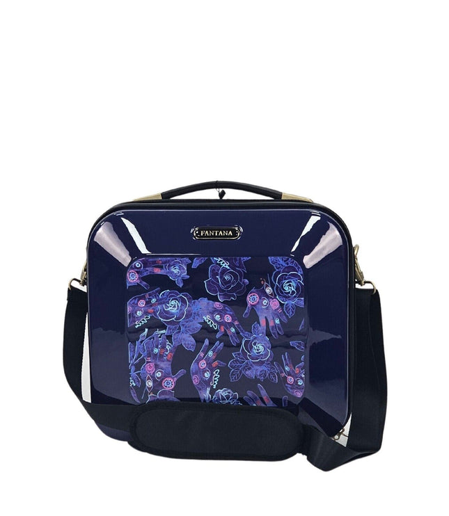 Canvey Cosmetic Hard Shell Suitcase in Blue