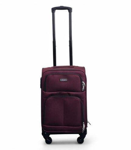 Tahara Cabin Soft Shell Suitcase in Wine