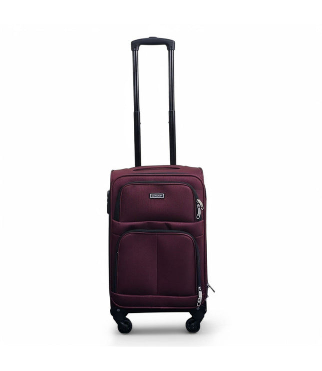Tahara Cabin Soft Shell Suitcase in Wine