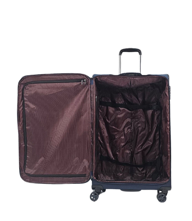 Corby Large Soft Shell Suitcase in Navy