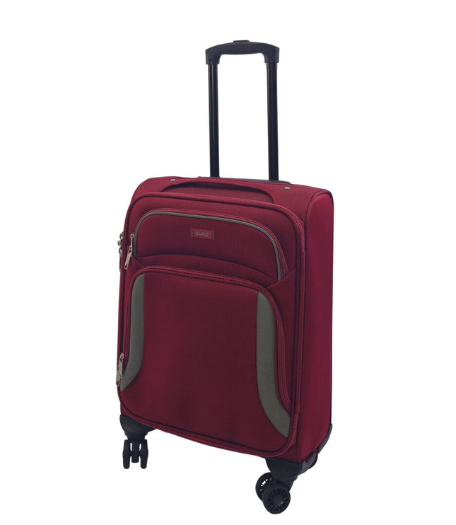 Arundel Cabin Soft Shell Suitcase in Burgundy