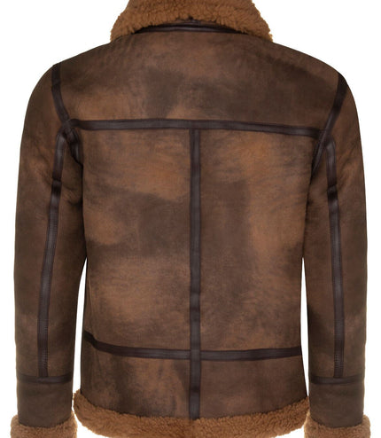 Mens Antique B3 Sheepskin Jacket-Aviles
