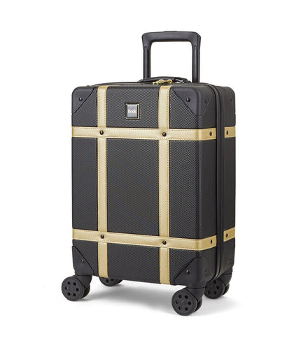 Alston Cabin Hard Shell Suitcase in Black Gold