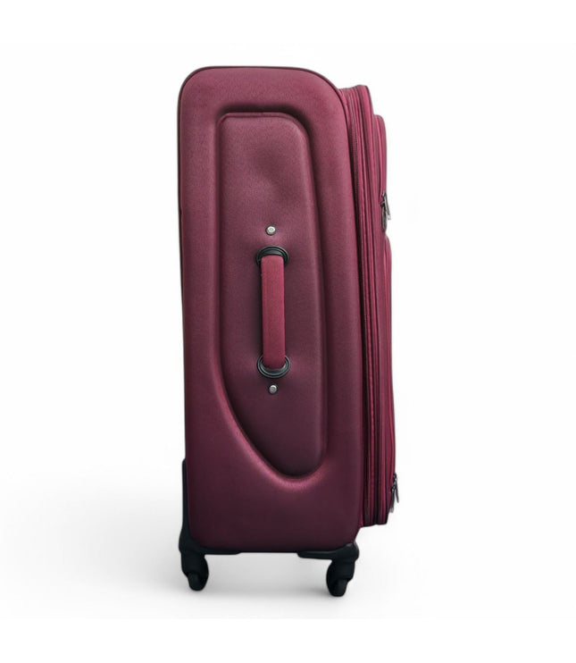 Nagoya Large Soft Shell Suitcase in Wine