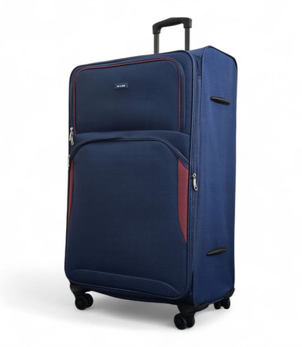 Gosford X-Large Soft Shell Suitcase in Navy Blue