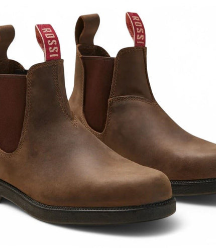 Rossi 607 Booma Rustic Brown Leather Chelsea Boot