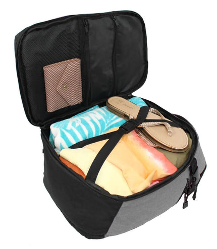 Backpack Rucksack 40x20 x25 cm Underseat Travel Cabin Bag for Ryanair, Easy Jet Grey