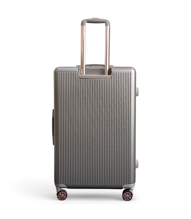 Cowra Large Hard Shell Suitcase in Champagne ( Beige )