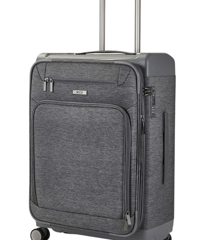 Amesbury Medium Soft Shell Suitcase in Grey