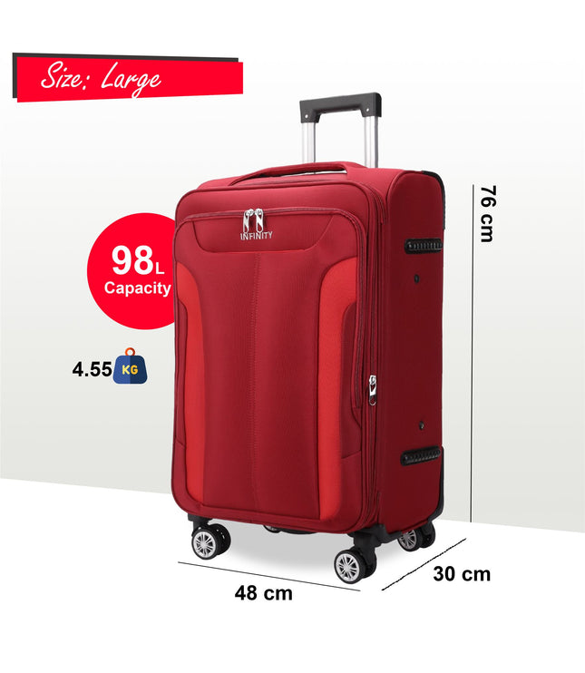 Delta Large Hard Shell Suitcase in Navy