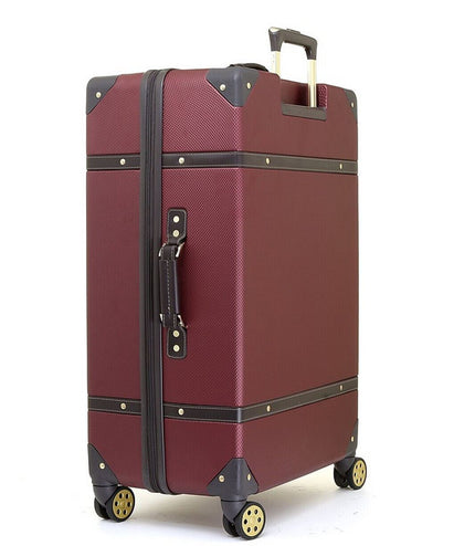 Alston Large Hard Shell Suitcase in Burgundy