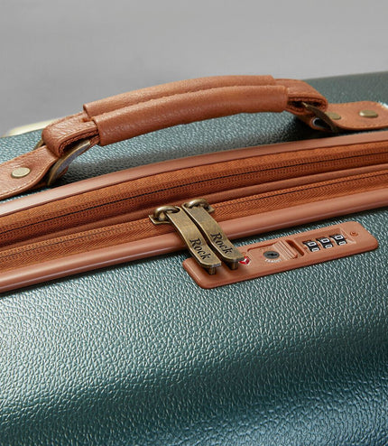 Amble Large Hard Shell Suitcase in Green